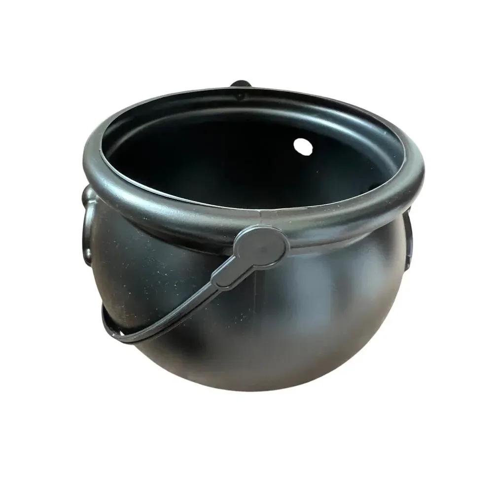 Halloween Floating Potion Bottle Witch Cauldron LED Fogger Smoking Prop Set, New